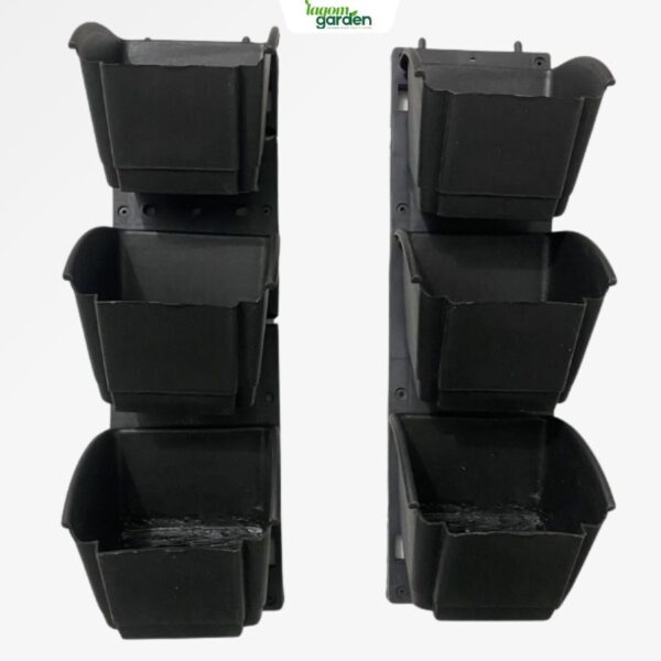 Chậu trồng cây tường đứng (bộ 3 chậu)